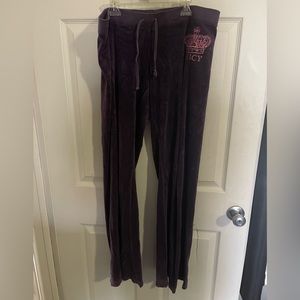 Juicy Couture Purple Pink Trackpants Large L GUC